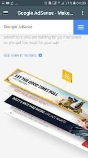 Admob account adsense screenshot 1