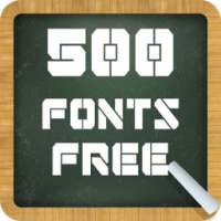 500 Fonts Free