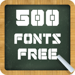 500 Fonts Free आइकन