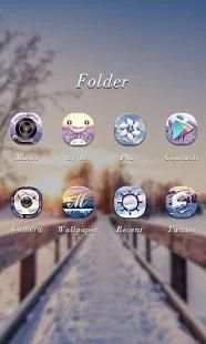 Winter GO Launcher Theme screenshot 2