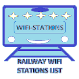 INDAIN RAILWAY WIFI STATIONS LIST APP आइकन