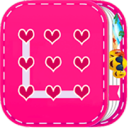 Romantic Diary With Lock icon