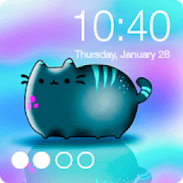 Pusheen Cat Iphone Style PIN Lock Screen Password आइकन