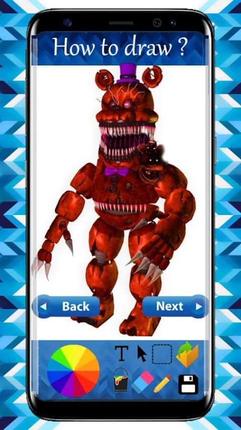 How To Draw FNAF (five nights at freddys) скриншот 4