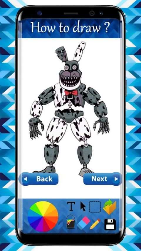How To Draw FNAF (five nights at freddys) скриншот 5