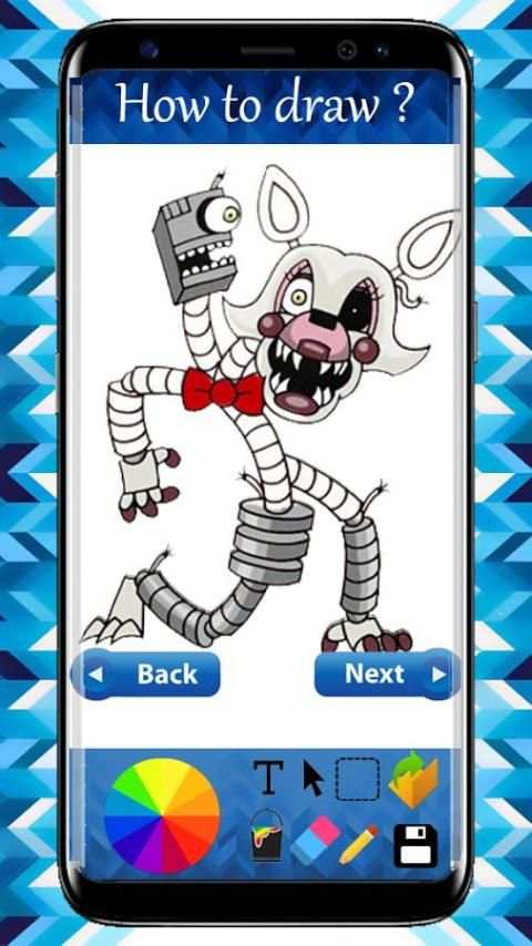How To Draw FNAF (five nights at freddys) скриншот 3