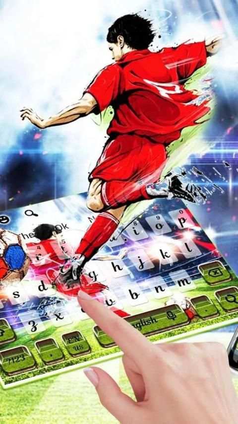 Football Superstar Keyboard Theme screenshot 2