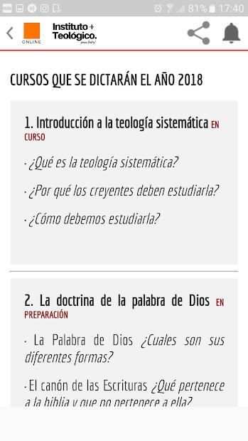 Instituto Teológico Online (Español) screenshot 3