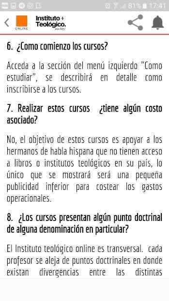 Instituto Teológico Online (Español) screenshot 2