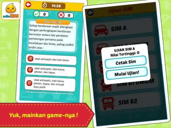 Ujian SIM 2017 screenshot 1