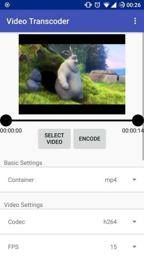 Video Transcoder screenshot 1