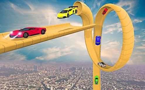 Superhero Car Racing Games:Mega Ramp Stunts screenshot 11