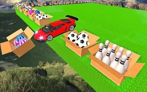 Superhero Car Racing Games:Mega Ramp Stunts screenshot 1