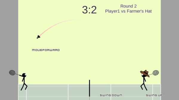 Stickman Badminton League screenshot 1