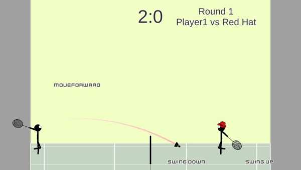 Stickman Badminton League screenshot 2
