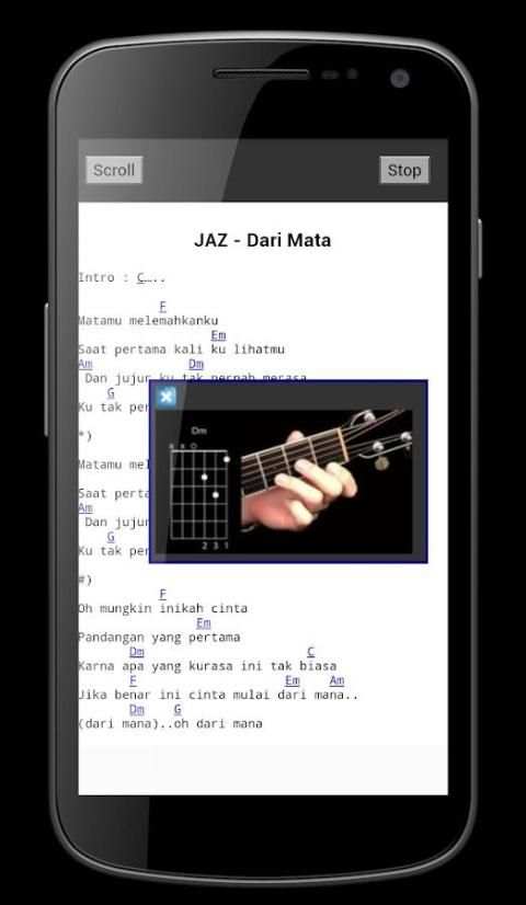 Guitar Chord Indonesia Offline screenshot 1