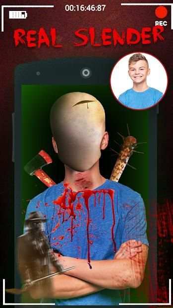 slenderman camera editor : scary masks face screenshot 6