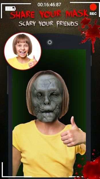 slenderman camera editor : scary masks face screenshot 1
