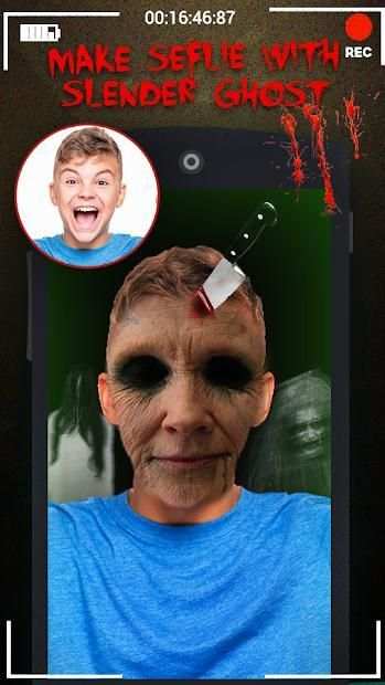 slenderman camera editor : scary masks face screenshot 2