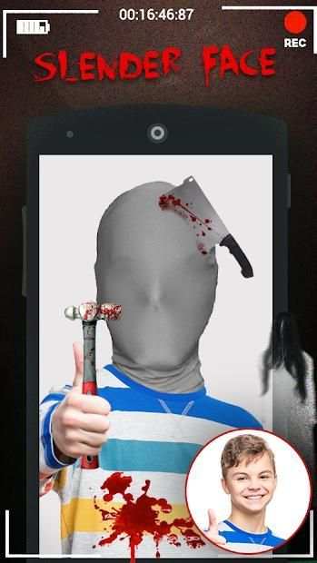 slenderman camera editor : scary masks face screenshot 5