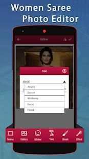 Women Saree Photo Editor screenshot 1