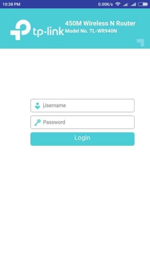 TPLINK Router Setup Page screenshot 1