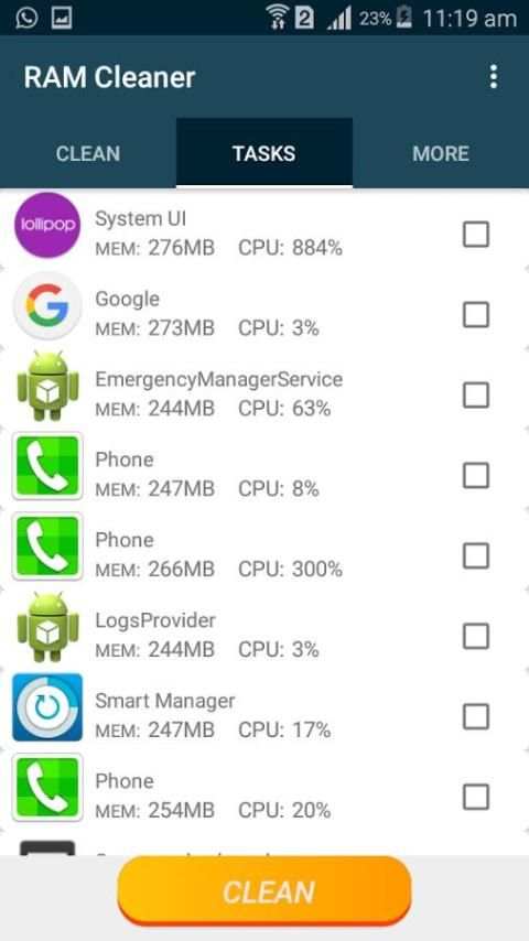 Clean Master Ram Cleaner screenshot 3
