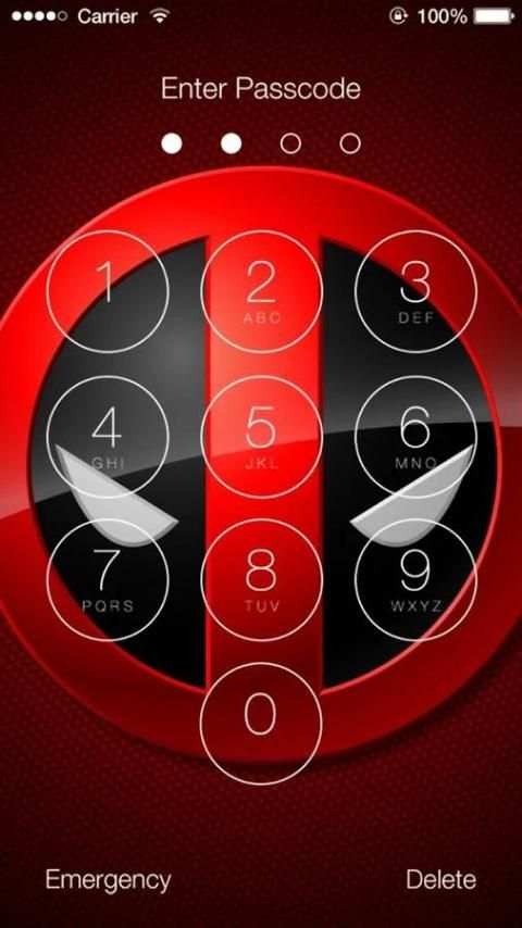 Deadpool Lock Screen HD स्क्रीनशॉट 2