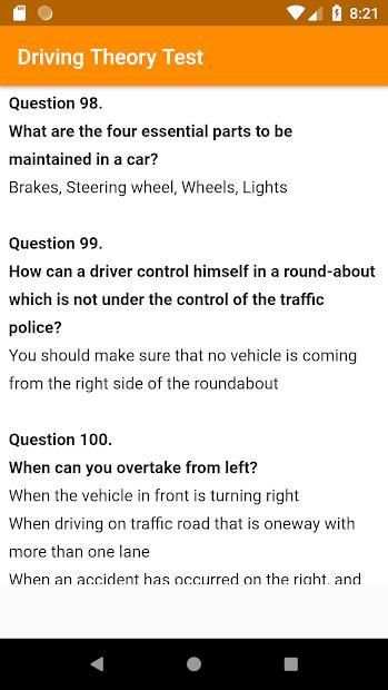 Driving Theory Test Kit screenshot 2
