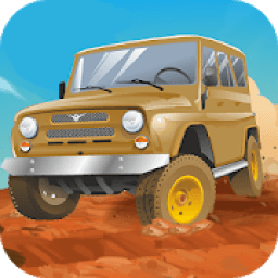 ikon Hill Climb Racing: UAZ car climb