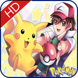 Ash &amp; pikatchu wallpaper HD icon