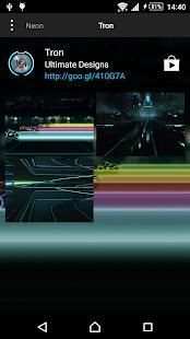TSF Shell Theme Tron screenshot 4
