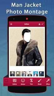 Man Jacket Photo Montage screenshot 4
