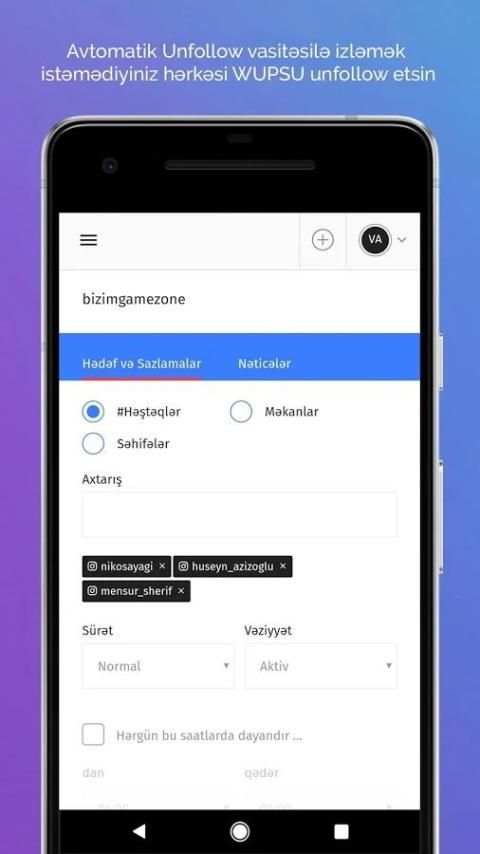 WUPSU - Instagram hesabınızı artırın! screenshot 1