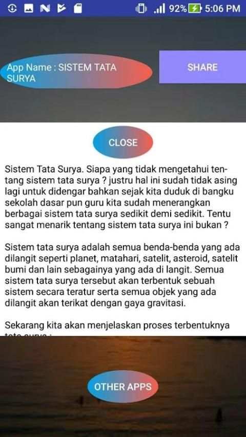 SISTEM TATA SURYA screenshot 1