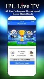 Live IPL TV - Cricket TV FREE स्क्रीनशॉट 16