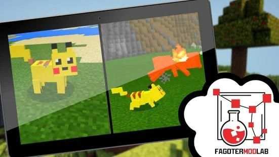 MCPE Pikachu-Raichu MOD screenshot 2