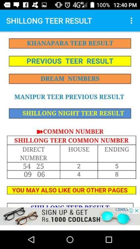 TEER MEDIA TEER RESULT screenshot 1