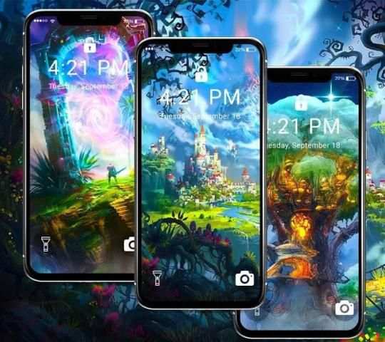 Magic World APUS Live Wallpaper स्क्रीनशॉट 7