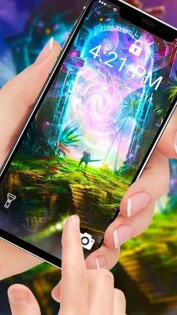 Magic World APUS Live Wallpaper स्क्रीनशॉट 4