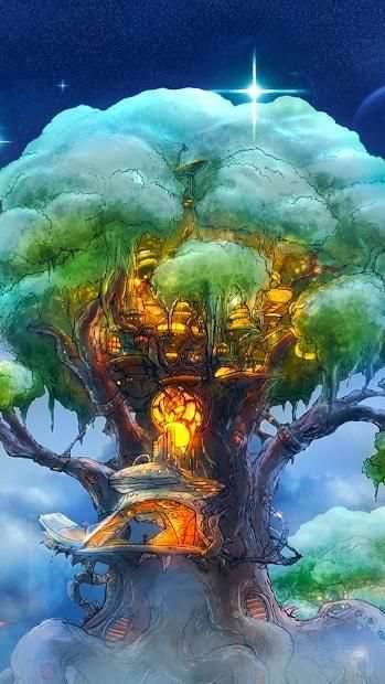 Magic World APUS Live Wallpaper स्क्रीनशॉट 2