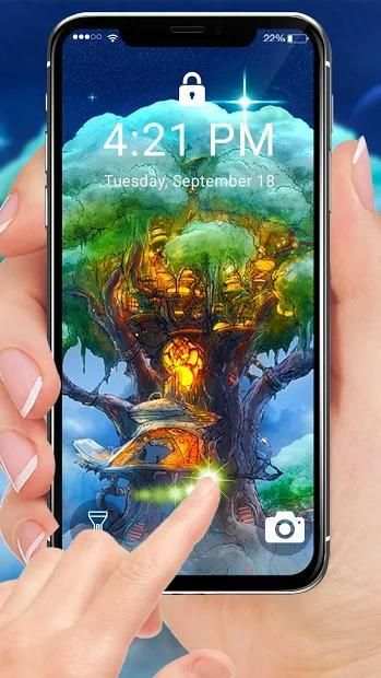 Magic World APUS Live Wallpaper स्क्रीनशॉट 5