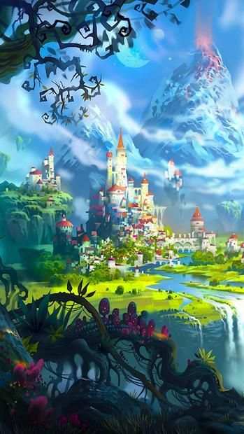 Magic World APUS Live Wallpaper स्क्रीनशॉट 1