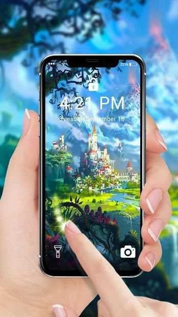 Magic World APUS Live Wallpaper स्क्रीनशॉट 6