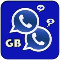 ikon GB WhatsAap Blue Final