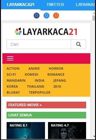 Layarkaca21 - New screenshot 1