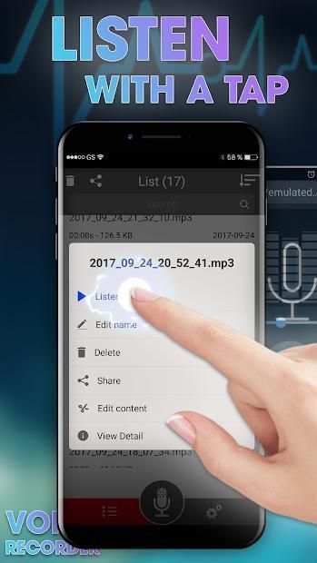 Smart Audio Recorder: Digital voice recorder 3 تصوير الشاشة