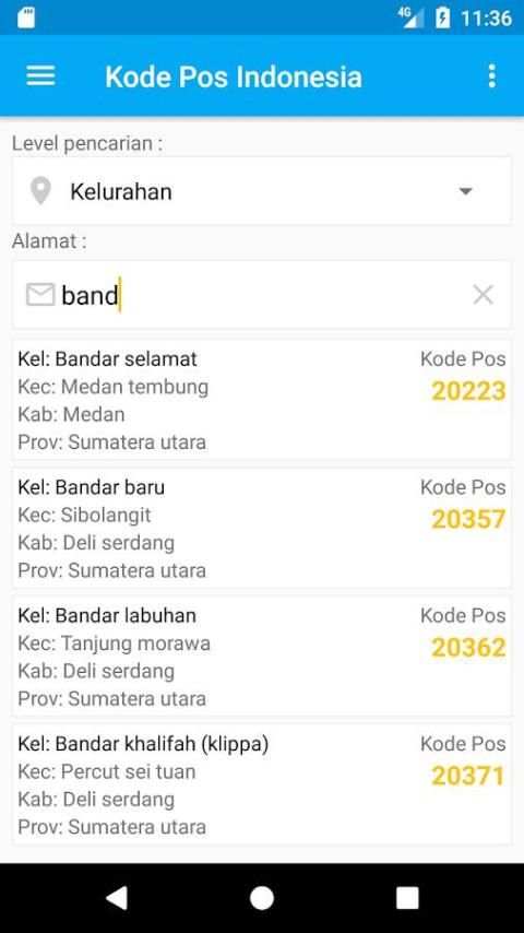 Kode Pos Indonesia screenshot 5