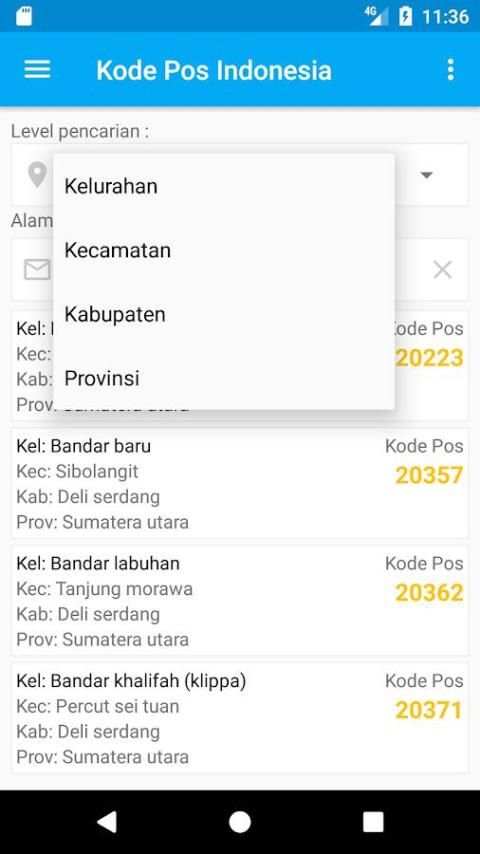 Kode Pos Indonesia screenshot 4