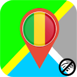 ikon ✅ Mali Offline Maps with gps free